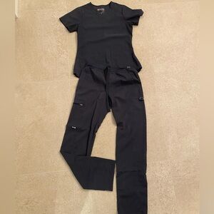 Grey's Anatomy scrubs black